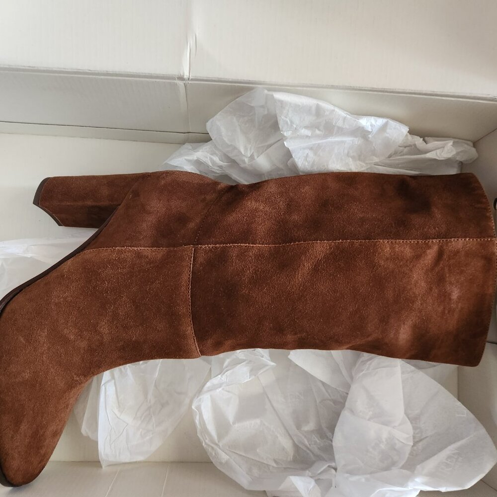 Lauren Ralph Lauren " Artizan II" Suede Mid Shaft Boots. NIB. Size 9 - Picture 11 of 12